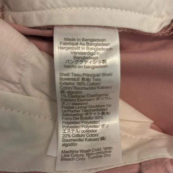 J. CREW flex slim pink pants 33X32 33 X 32 - Picture 5 of 6